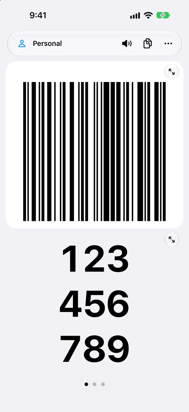 NIFly showing a NIF as a barcode above three groups of large digits